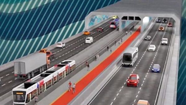 Projeto de BRT elétrico visa conectar Itajaí a 10 cidades de SC por túnel submerso