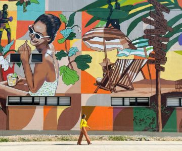 Arte urbana ganha espaço nas fachadas da CN, na Praia Brava