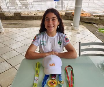 CN, esporte e qualidade de vida: karateca de Tubarão é eleita a 10ª melhor do mundo